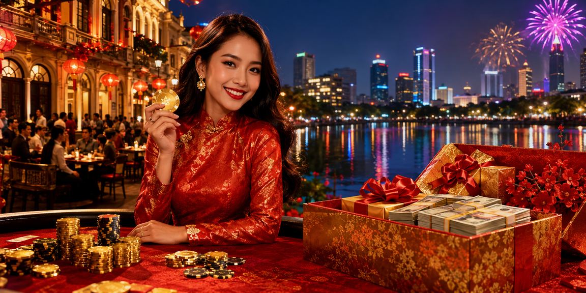 Không khí cá cược sôi động dịp Tết Nguyên Đán tại Hà Nội với đèn neon rực rỡ