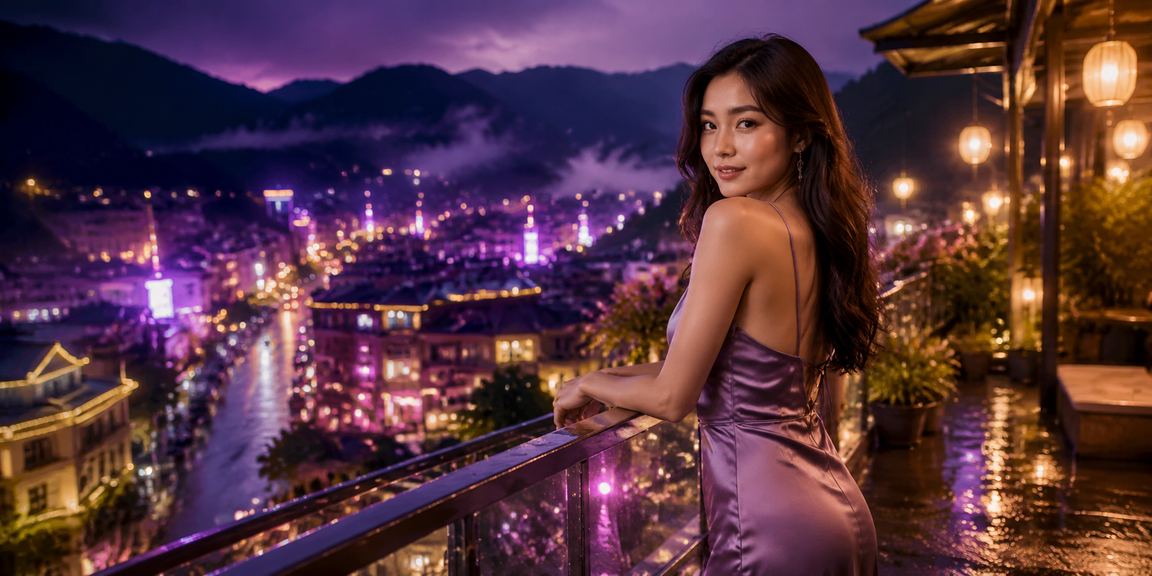 Khung cảnh cá cược casino sáng rực ánh đèn neon tại Sapa